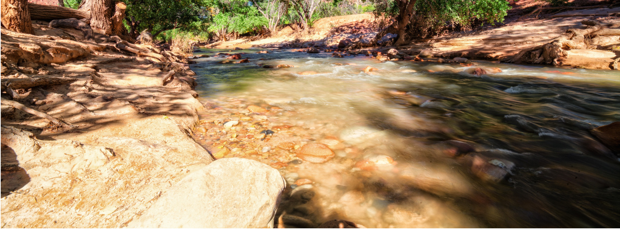 Riverside Picnic Cable Mountain Lodge at Zion National Park