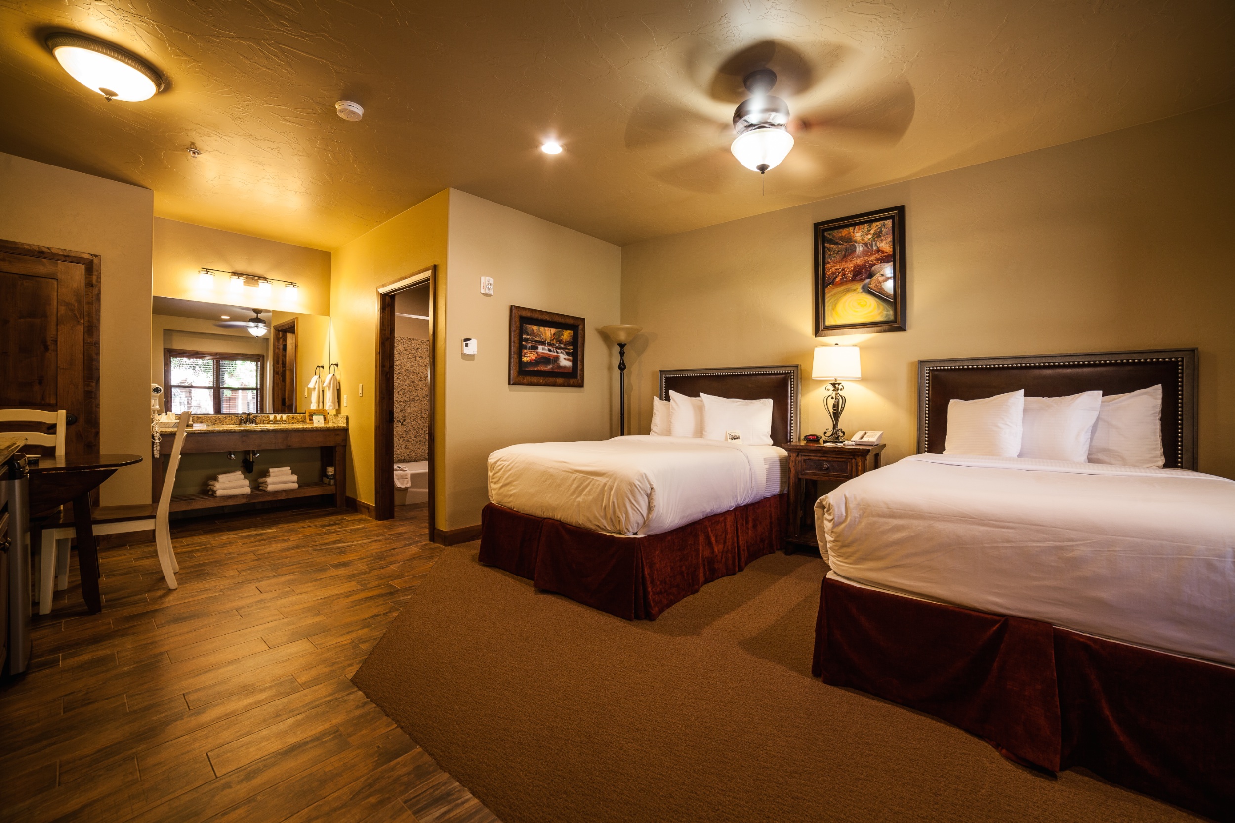 Double Studios | Springdale Hotel Rooms | Cable Mountain Lodge