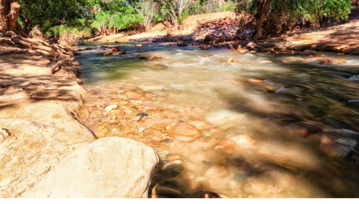 Enjoying the Riverside Picnic and Trail is one of the best ways to wind down or start your day at Cable Mountain Lodge.